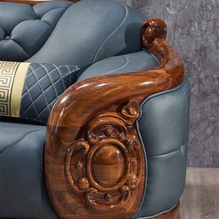 Bộ Sofa Tân Cổ Điển Khung Gỗ Mun Nhập Khẩu - CAMILE 13 Sofa Cổ Điển Khung Gỗ Nhập Khẩu - Camile