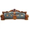 Bộ Sofa Tân Cổ Điển Khung Gỗ Mun Nhập Khẩu - DEVULA 1 Sofa Cổ Điển Khung Gỗ Nhập Khẩu - Devula
