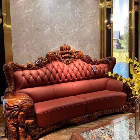 Sofa Cổ Điển Khung Gỗ Nhập Khẩu - Fabino