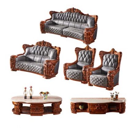 Sofa Cổ Điển Khung Gỗ Nhập Khẩu - Konba