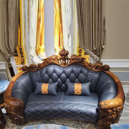 Sofa Cổ Điển Khung Gỗ Nhập Khẩu - Lehana