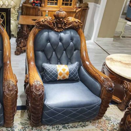 Sofa Cổ Điển Khung Gỗ Nhập Khẩu - Lehana