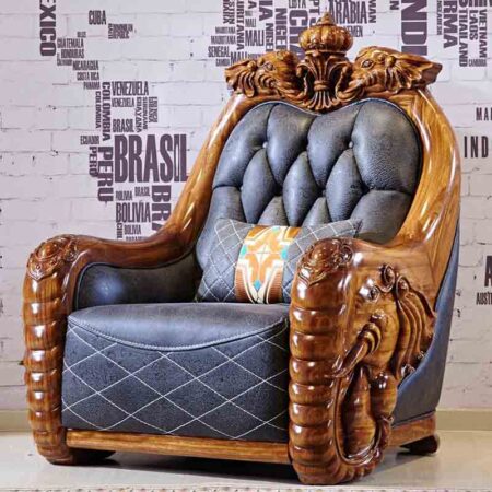 Bộ Sofa Tân Cổ Điển Khung Gỗ Mun Nhập Khẩu - MIXENU 9 Sofa Cổ Điển Khung Gỗ Nhập Khẩu - Mixenu
