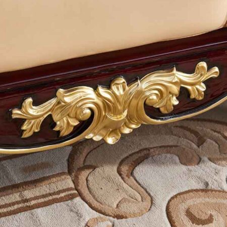 Bộ Sofa Tân Cổ Điển Khung Gỗ Mun Nhập Khẩu - PALACE 13 Sofa Cổ Điển Khung Gỗ Nhập Khẩu - Palace