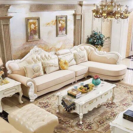 Sofa Tân Cổ Điển Khung Gỗ Sồi Nhập Khẩu - SENKA 12 Sofa Cổ Điển Khung Gỗ Nhập Khẩu - Senka