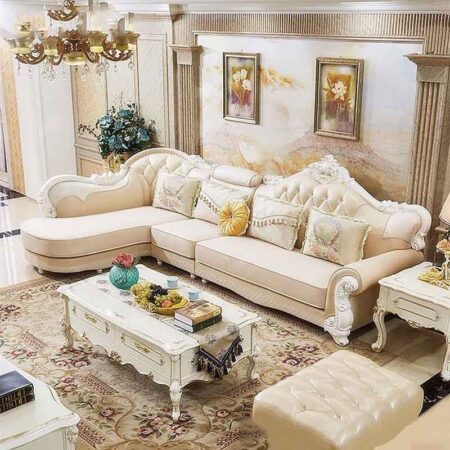 Sofa Cổ Điển Khung Gỗ Nhập Khẩu - Senka