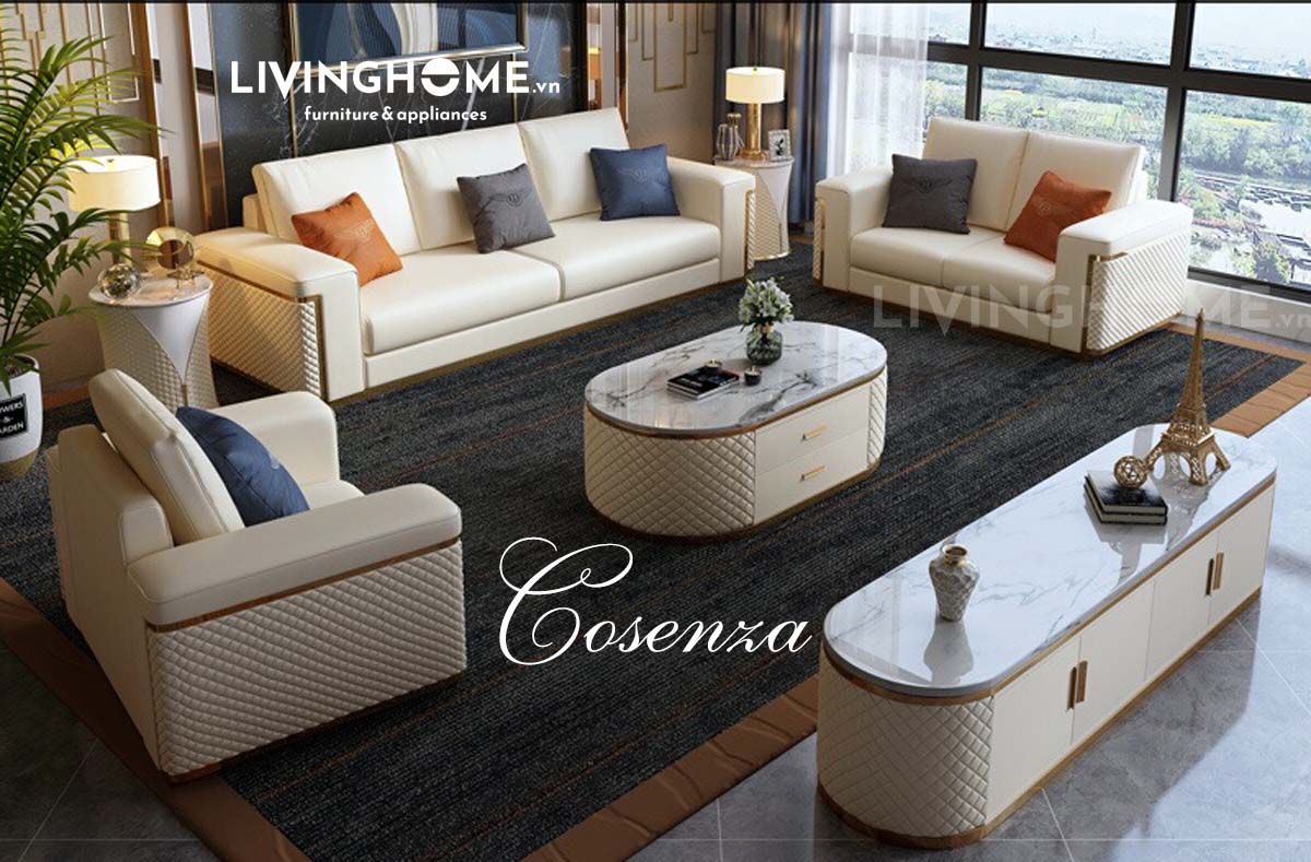 Bộ Sofa Băng Cao Cấp Nhập Khẩu - Cosenza 28 Sofa Cosenza