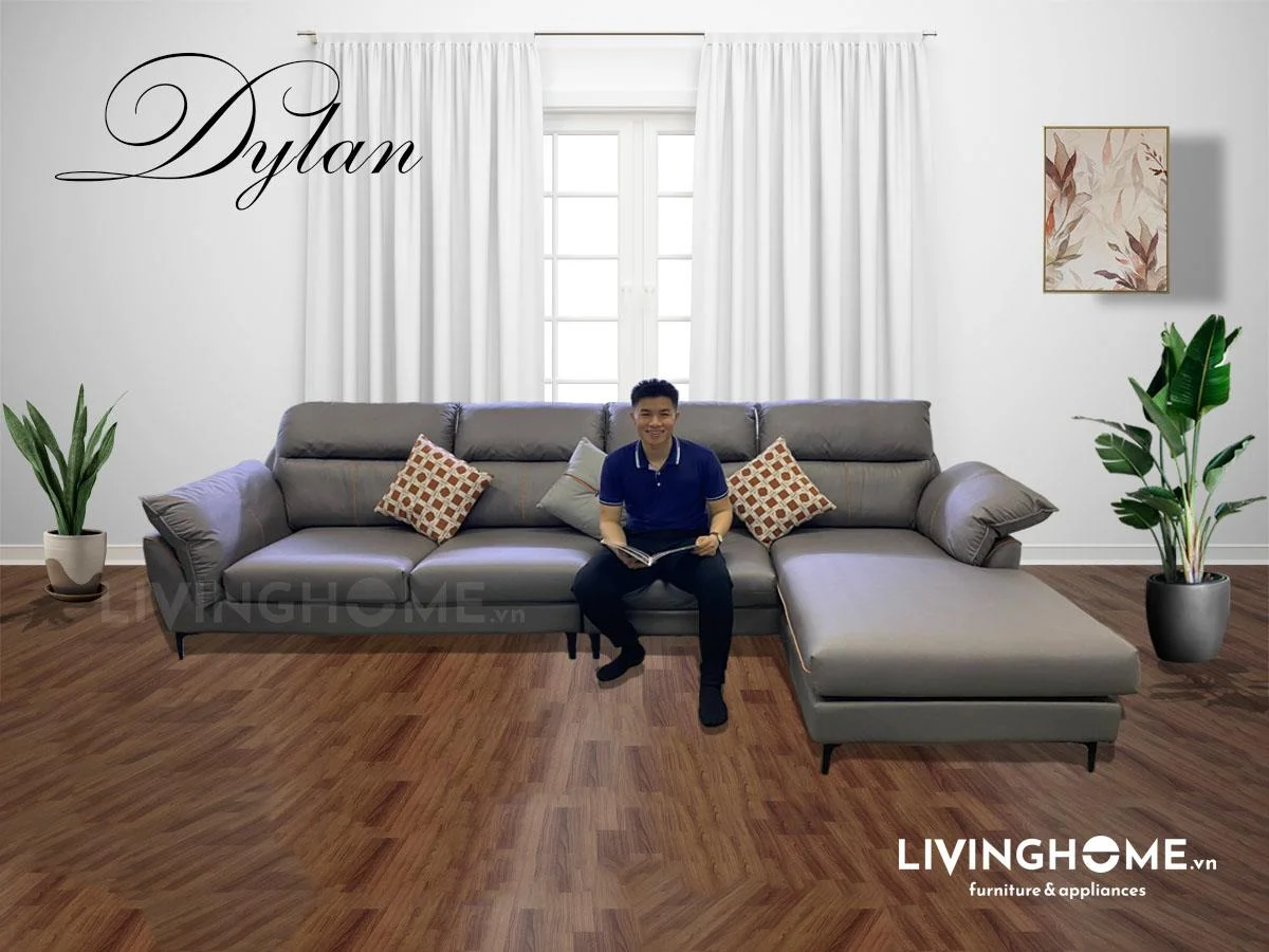 Sofa Góc Da Cao Cấp Nhập Khẩu - Dylan 4 Sofa Góc Da Cao Cấp Nhập Khẩu - Dylan