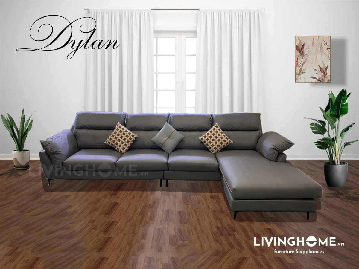 Sofa Góc Da Cao Cấp Nhập Khẩu - Dylan 9 Sofa Góc Da Cao Cấp Nhập Khẩu - Dylan