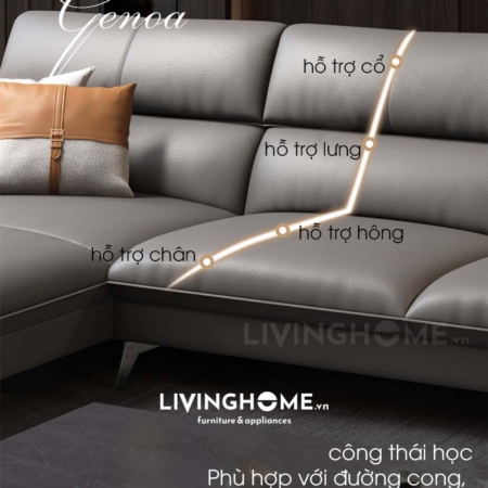Sofa Góc Cao Cấp Nhập Khẩu - Genoa 19 Sofa Genoa