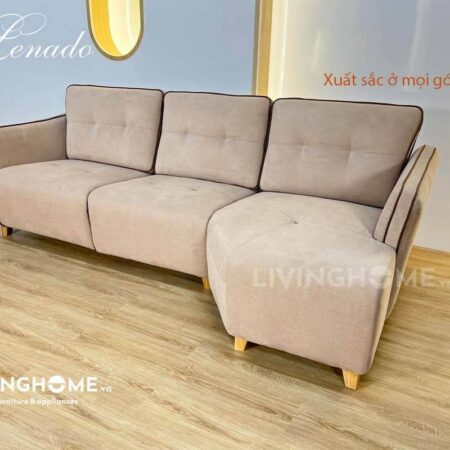Sofa Góc Vải Kết Hợp Ghế Sofa Thư Giãn Chỉnh Điện - Lenado 10 Sofa Góc Vải Kết Hợp Ghế Sofa Thư Giản Chỉnh Điện - Lenado