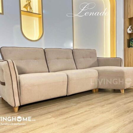 Sofa Góc Vải Kết Hợp Ghế Sofa Thư Giãn Chỉnh Điện - Lenado 9 Sofa Góc Vải Kết Hợp Ghế Sofa Thư Giản Chỉnh Điện - Lenado