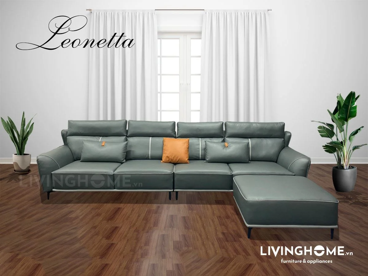 Sofa Góc Da Cao Cấp Nhập Khẩu - Leonetta 6 Sofa Góc Da Cao Cấp Nhập Khẩu - Leonetta