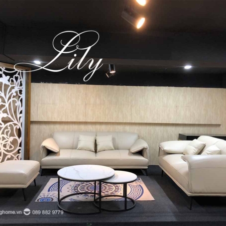 Bộ Sofa băng da bò Lily