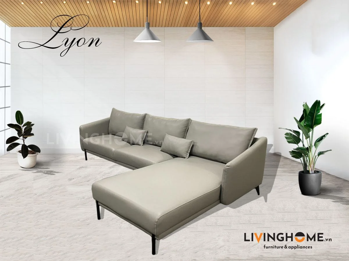 Sofa Góc Da Cao Cấp Nhập Khẩu - Lyon 23 Sofa Góc Da Cao Cấp Nhập Khẩu - Lyon