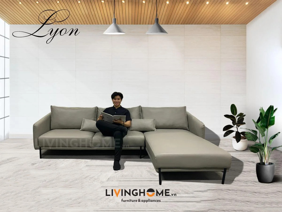 Sofa Góc Da Cao Cấp Nhập Khẩu - Lyon 19 Sofa Lyon