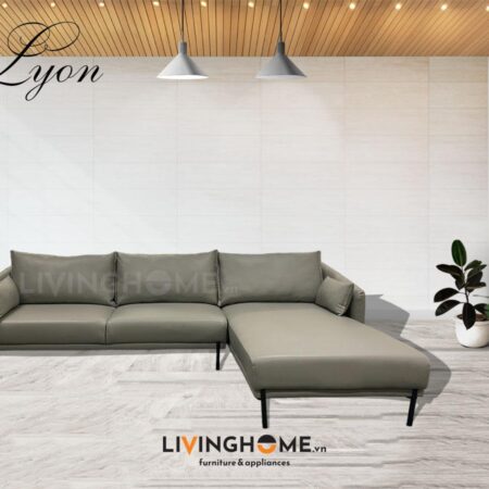Sofa Góc Da Cao Cấp Nhập Khẩu - Lyon 12 Sofa Lyon
