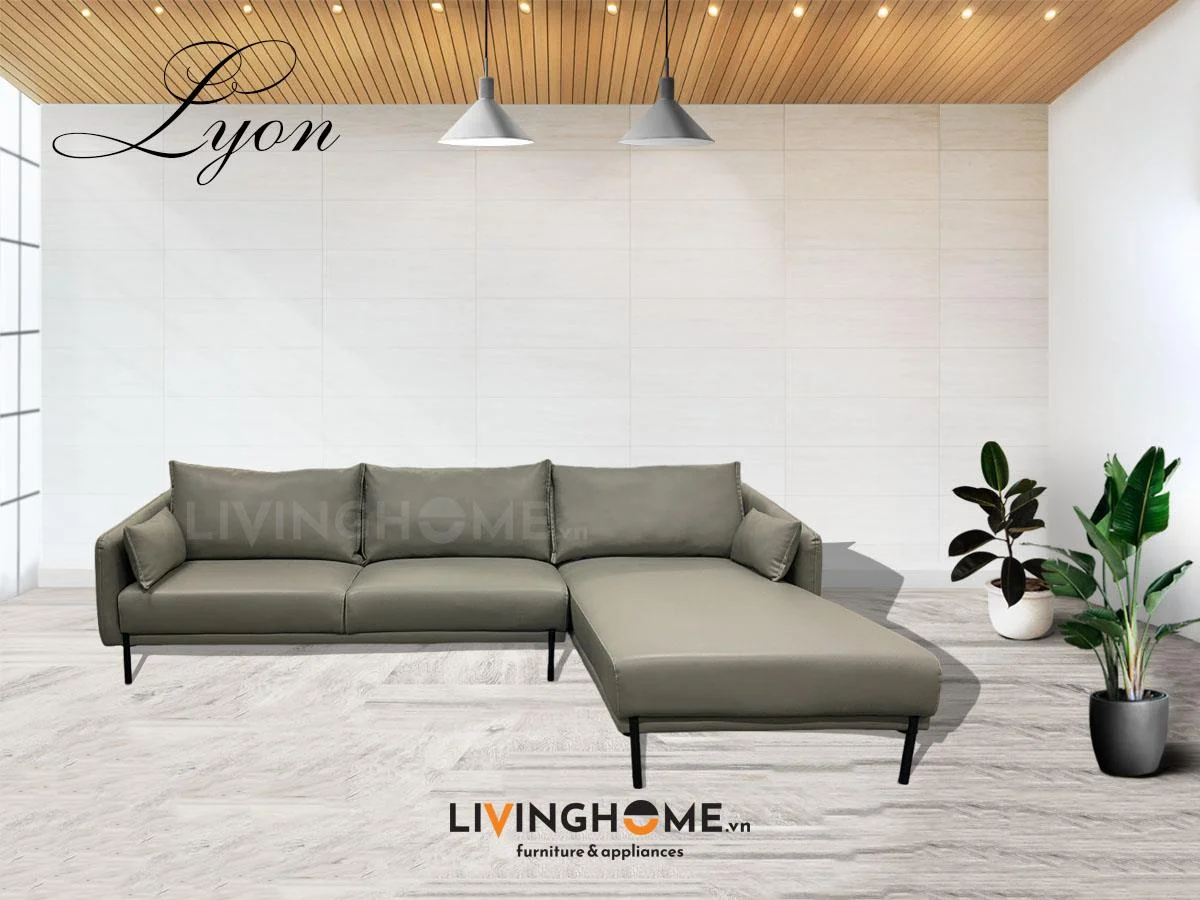 Sofa Góc Da Cao Cấp Nhập Khẩu - Lyon 18 Sofa Lyon