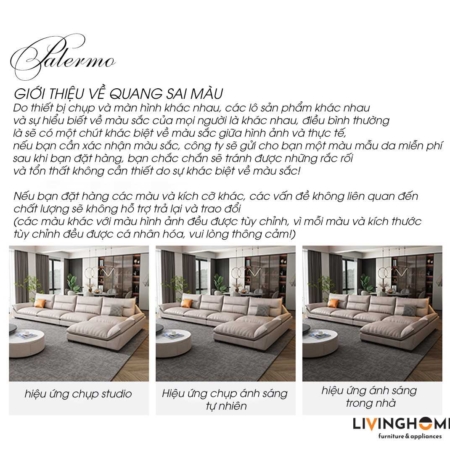 Sofa Góc Cao Cấp Nhập Khẩu - Palermo 24 Sofa góc Palermo