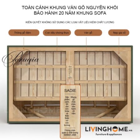 Sofa Góc Cao Cấp Nhập Khẩu - Perugia 21 Sofa Perugia