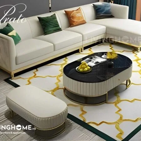 Bộ Sofa Góc Cao Cấp Nhập Khẩu - Prato 5 Sofa Prato