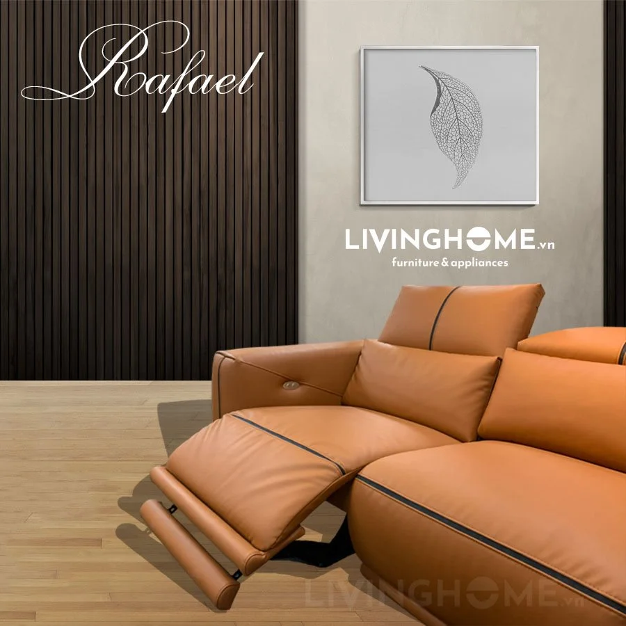 Sofa Băng Da Kết Hợp Ghế Thư Giản Chỉnh Điện - Rafael 13 Sofa Rafael