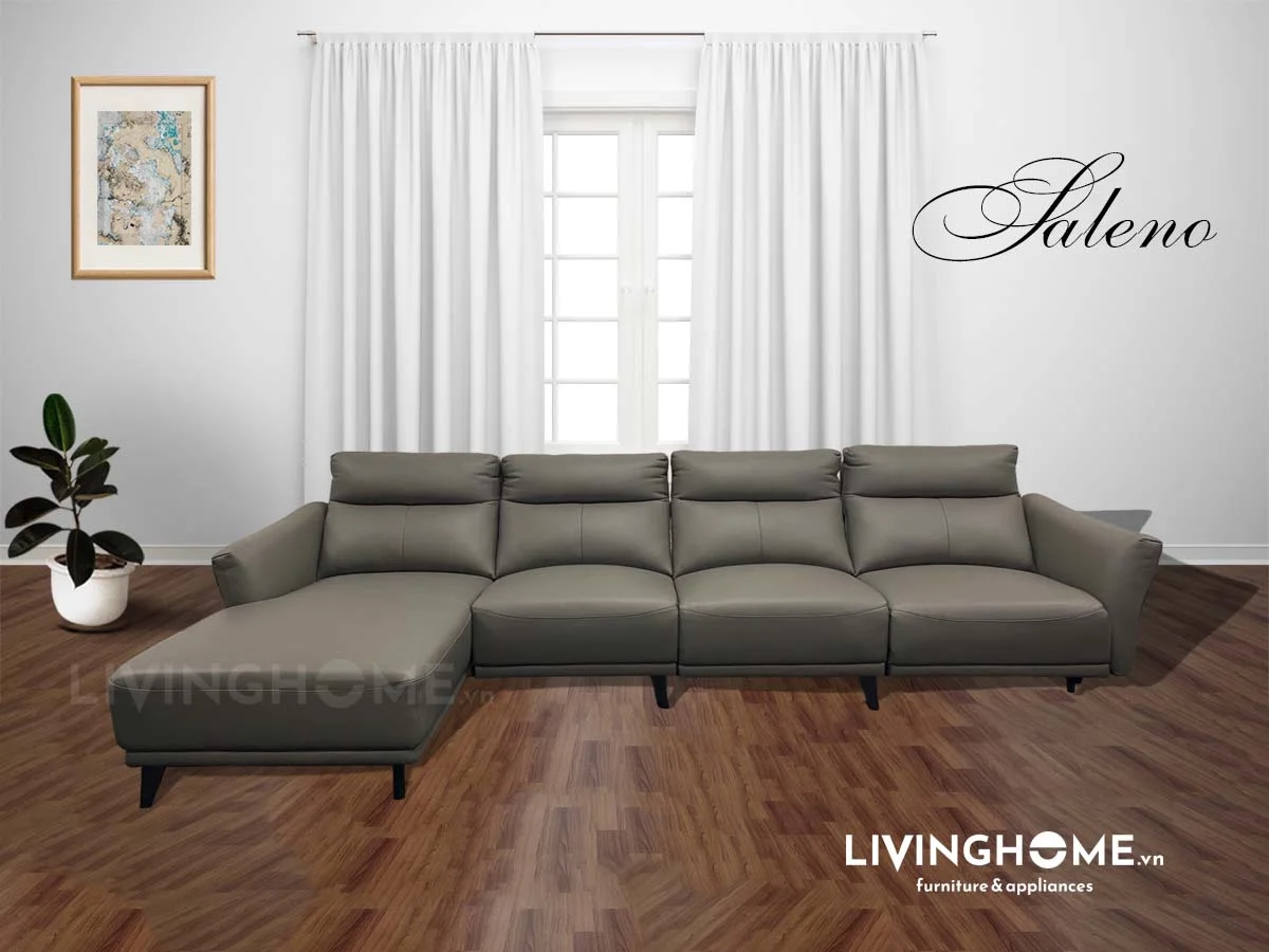 Sofa Góc Da Kết Hợp Ghế Sofa Thư Giản Chỉnh Điện - Saleno 9 Sofa Góc Da Kết Hợp Ghế Sofa Thư Giản Chỉnh Điện - Saleno