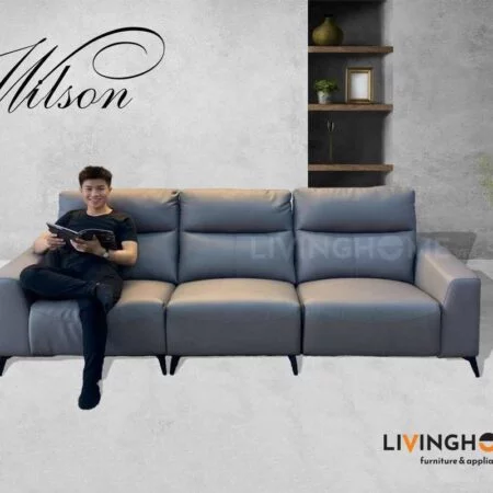 Sofa Băng Da Kết Hợp Ghế Thư Giãn - Wilson 8 Sofa Băng Da Kết Hợp Ghế Sofa Thư Giản Chỉnh Điện - Wilson
