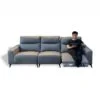 Sofa Băng Da Kết Hợp Ghế Thư Giãn - Wilson 2 Sofa Băng Da Kết Hợp Ghế Sofa Thư Giản Chỉnh Điện - Wilson