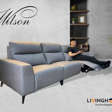 Sofa Băng Da Kết Hợp Ghế Thư Giãn - Wilson 10 Sofa Băng Da Kết Hợp Ghế Sofa Thư Giản Chỉnh Điện - Wilson