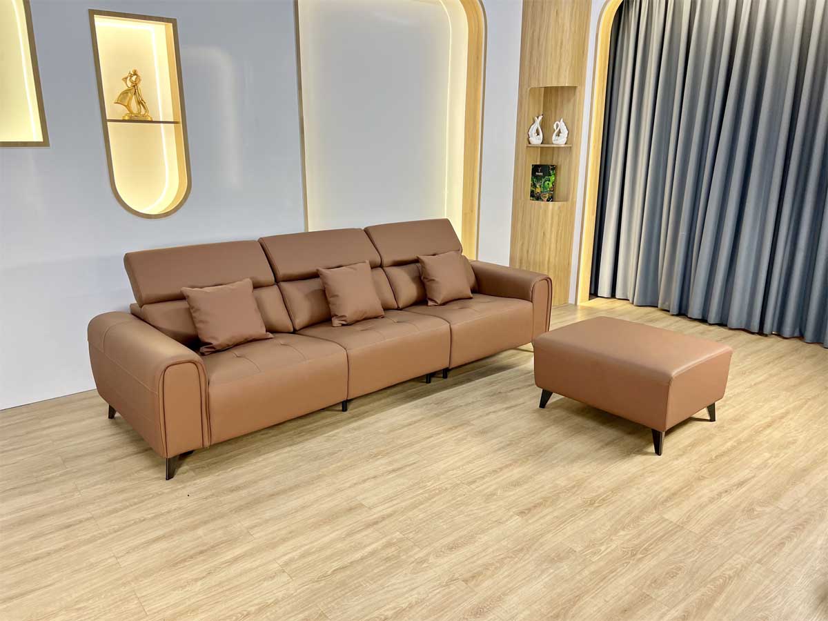 Sofa Da Bò Cao Cấp Nhập Khẩu - ALICE 16 Sofa Da Bò Cao Cấp Nhập Khẩu - ALICE