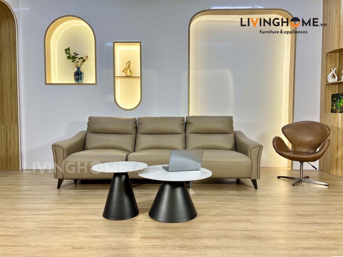 Sofa Da Thật Tích Hợp Ghế Thư Giãn Chỉnh Điện - DAMINA 14 Sofa Da Thật Tích Hợp Ghế Thư Giãn Chỉnh Điện - DAMINA